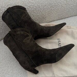 NWT Khaite Dallas Western Boots